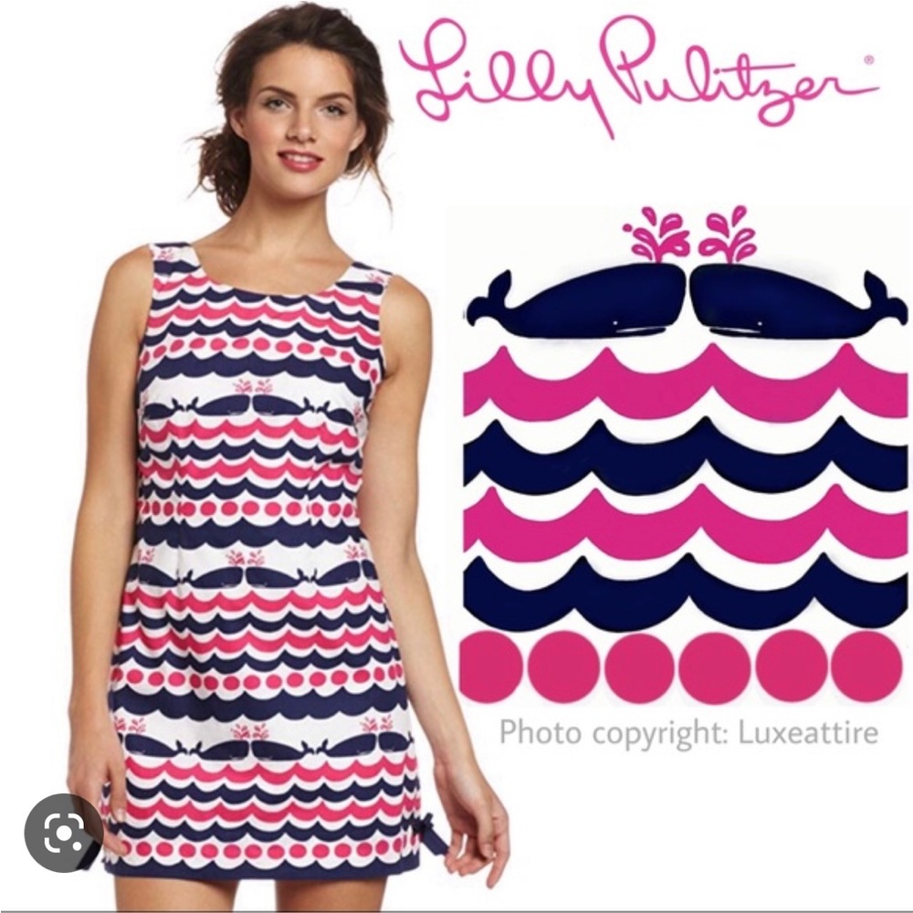 Lilly Pulitzer Delia Whale Shift Dress